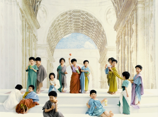 喜茶煥新slogan“喜悅發(fā)生”，以兒童版名畫演繹經(jīng)典|餐飲界