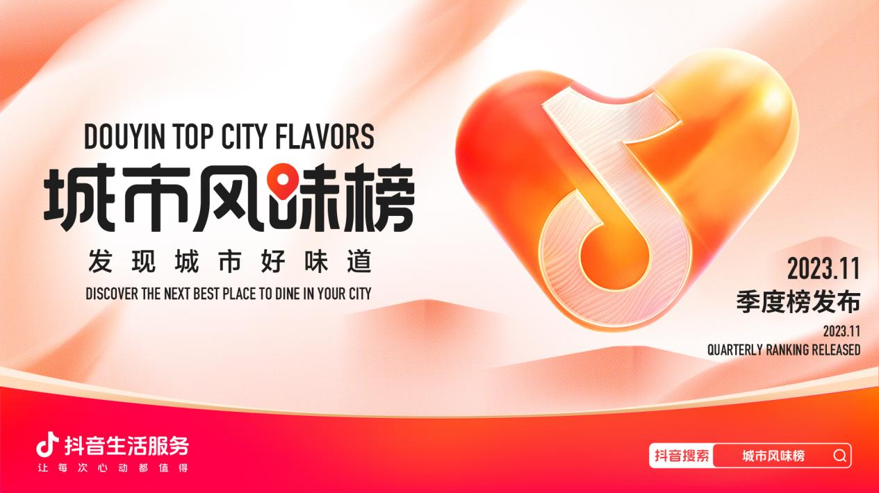 抖音城市風(fēng)味榜發(fā)布新一季度榜單，品質(zhì)連鎖和非連鎖單店各占一半