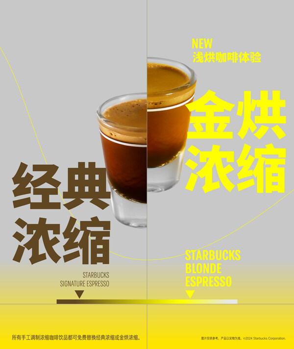 星巴克中國推出金烘濃縮，體驗全新咖啡之味