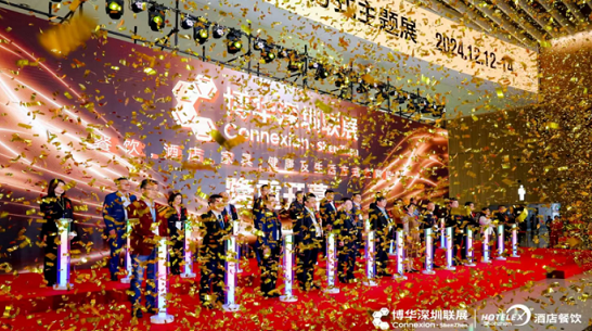 2024HOTELEX深圳展今日華麗啟幕，華南酒店及餐飲業(yè)再奏凱歌